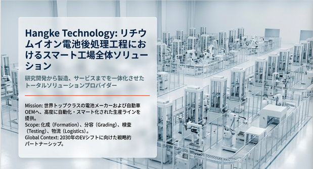 リチウムイオン電池の「卒業試験」を支配する、次世代スマート工場の全貌