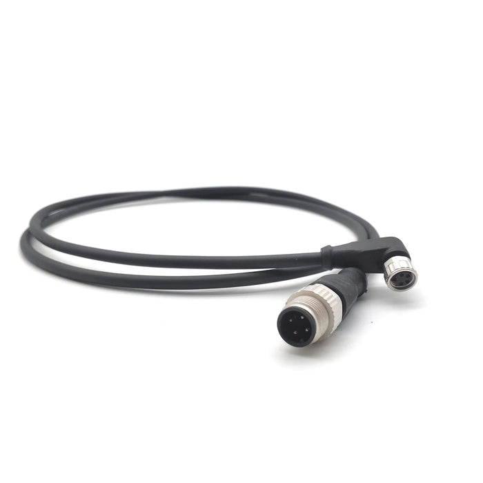 SAISONIC センサーケーブル M12ストレートオス-M8 90°メス PVC/PUR 過剰成形