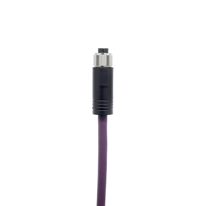 Superiorconnect M12 5pin Aコード オス シールド 24AWG PVC センサーケーブルコネクタ