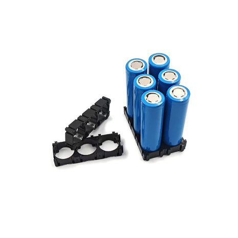18650/21700/26650リチウム電池用 円筒セル固定ホルダー 防火プラスチック製