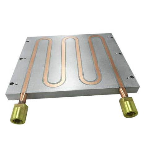 銅管入り水冷プレート IGBT・バッテリー液冷 研究開発用