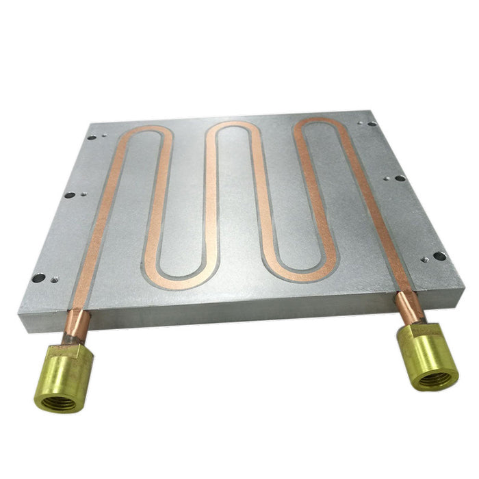 銅管入り水冷プレート IGBT・バッテリー液冷 研究開発用